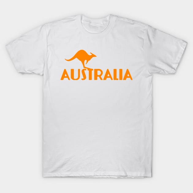 Australia Kangaroo T-Shirt by Combroo